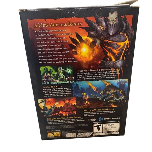 World of Warcraft Cataclysm Game [DVD-ROM] Expansion Set. Complete + Manual. - Picture 6 of 7
